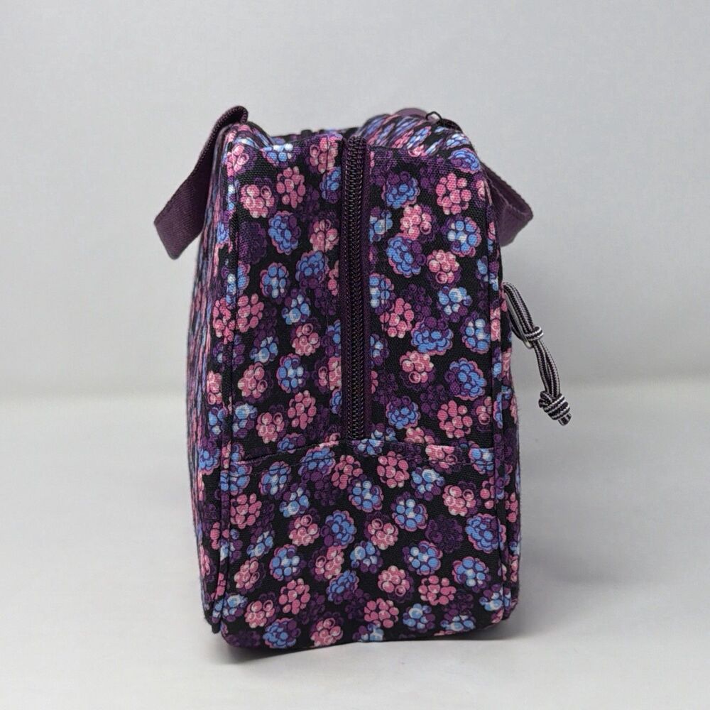 Vera Bradley Lighten Up Travel Organizer Berry Burst NWT Cosmetic Toiletry Bag - Picture 6 of 16